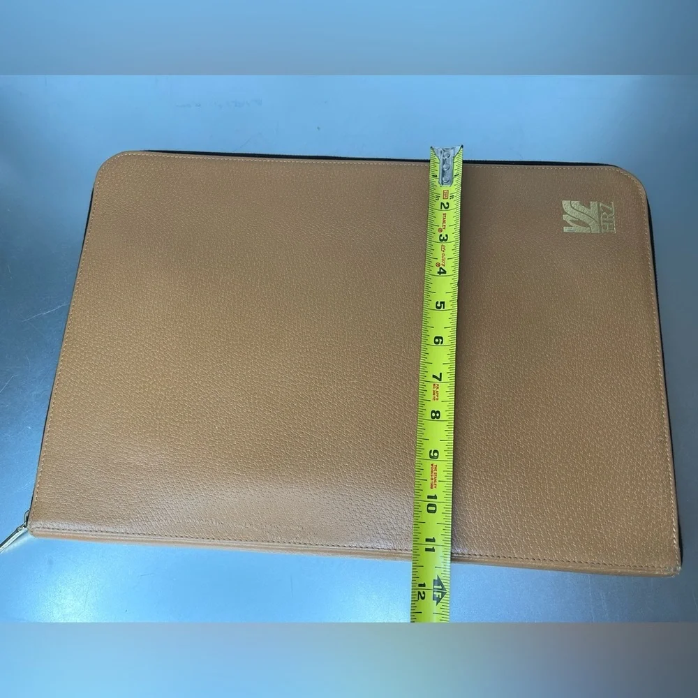 Vintage Aspinal of London Brown Leather Document File Folder Full Zip - Picture 11 of 11